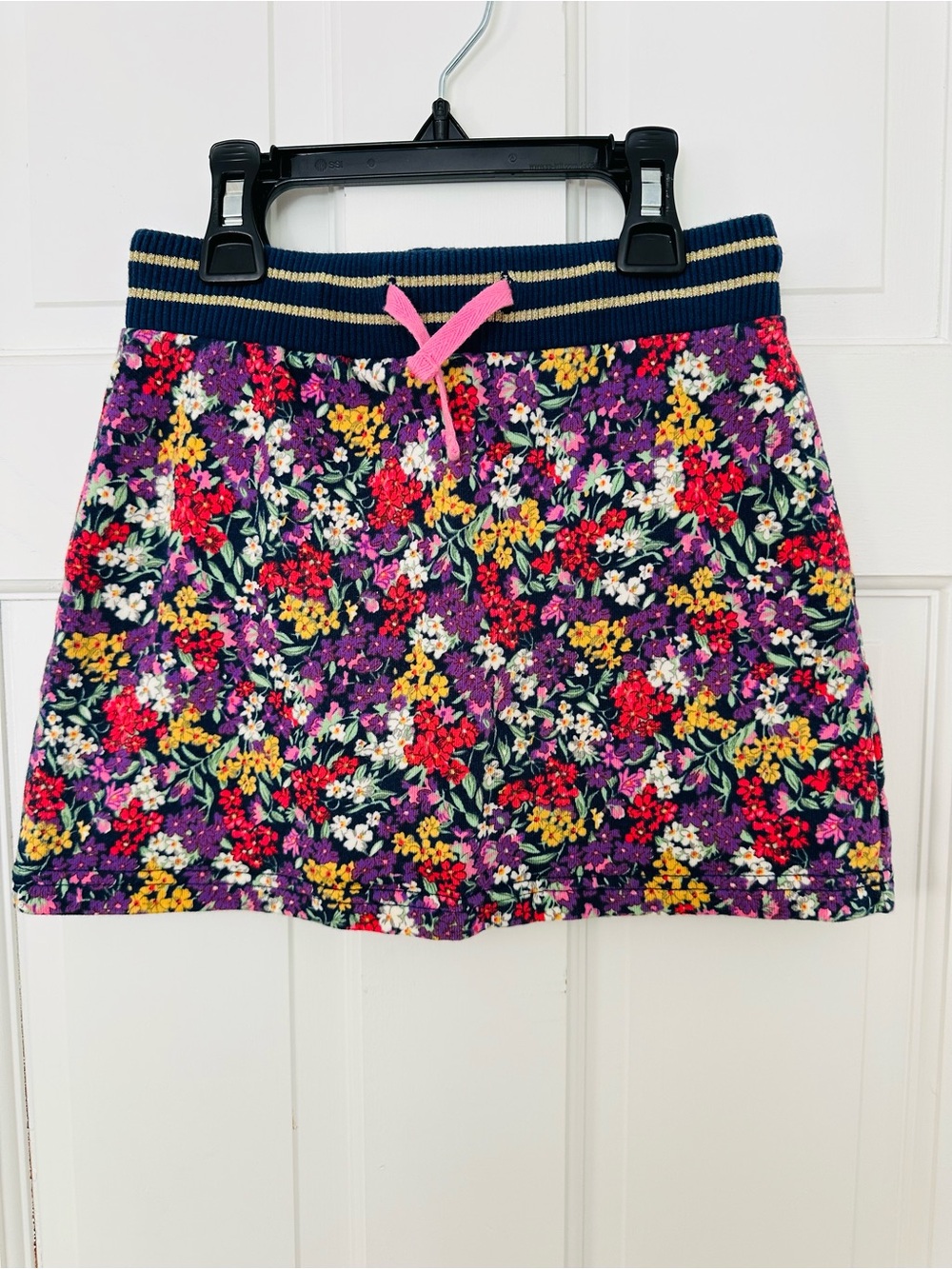 Mini Boden Floral Knit Skirt in Navy, Purple, Pink, Yellow, Red Back To School